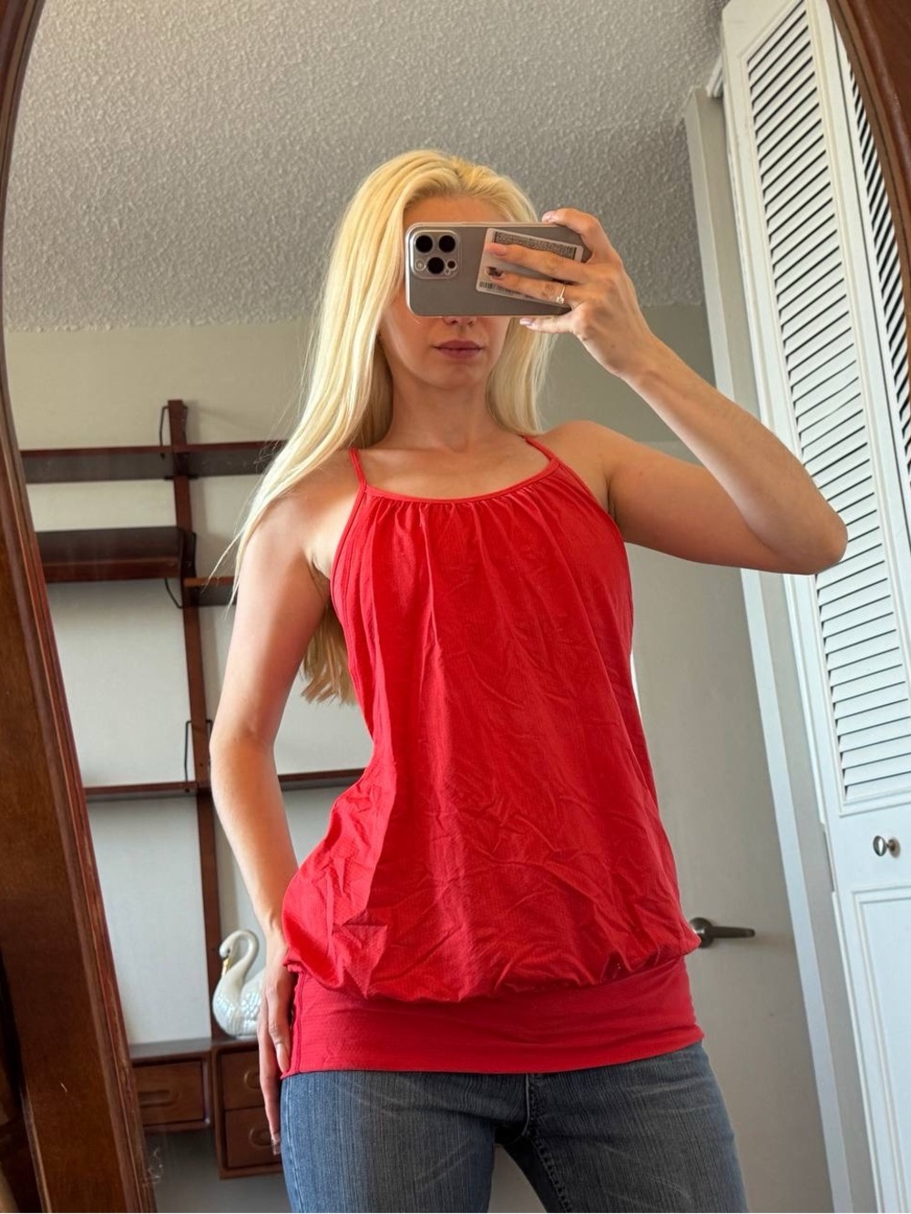 lululemon athletica Red Bubble Hem Camisole